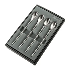 Robert Welch 4 Cucharas de café con leche Bud Bright, acero inoxidable Plateado Discount