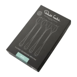Robert Welch 4 Cucharas de café con leche Bud Bright, acero inoxidable Plateado Discount