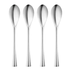Georg Jensen Cubiertos De Postre<4 Cucharas de postre Cobra, Acero inoxidable Plateado