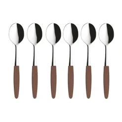 Skaugum of Norway 6 Cucharas de postre Skaugum, Forrest Maple Marrón Best
