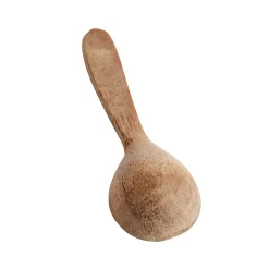 MUUBS 4 Cucharas de sal en teca , Natural Marrón New