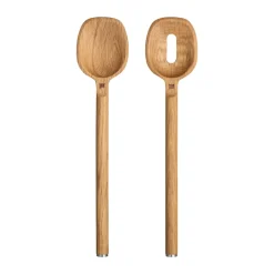 Fiskars Cubiertos De Mesa<2 Cucharas Norden, Roble-acero inoxidable Marrón