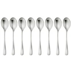 Robert Welch Cucharillas De Café Y Té<8 Cucharillas de café Radford mate, acero inoxidable Plateado