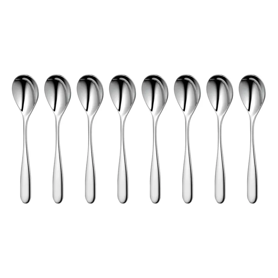 Robert Welch Cucharillas De Café Y Té<8 Cucharillas de café Stanton Bright, acero inoxidable Plateado