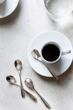 Robert Welch Cucharillas De Café Y Té<8 Cucharillas de café Stanton Bright, acero inoxidable Plateado