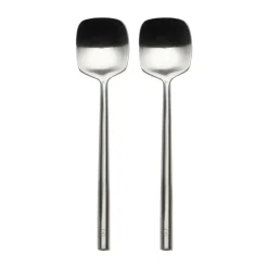 ERNST 2 Cucharillas de té , Acero inoxidable Plateado Hot