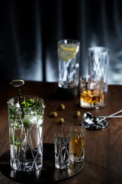 Orrefors Cubiertos De Mesa<2 Cuchas para bebidas City 170 mm, Acero inoxidable Plateado
