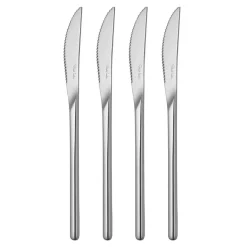 Robert Welch 4 Cuchillos de carne Bud Bright, acero inoxidable Plateado Online