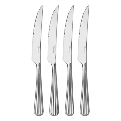 Robert Welch Otros Cuchillos<4 Cuchillos de carne Palm Bright, acero inoxidable Plateado