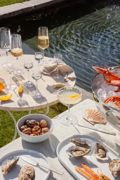 Georg Jensen Cubiertos De Servir<2 Cuchillos de pescado Bernadotte, Acero inoxidable Plateado