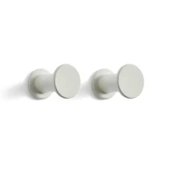HAY Colgadores Y Ganchos|Colgadores Y Ganchos<2 Ganchos Bolt Ø2,8 cm, Light grey Gris