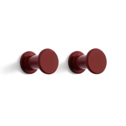 HAY Colgadores Y Ganchos|Colgadores Y Ganchos<2 Ganchos Bolt Ø2,8 cm, Red Rojo