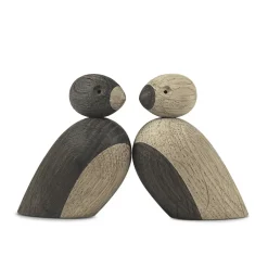 Kay Bojesen Denmark Decoración De Pascua|Figuras Decorativas De Madera<2 Gorriones de madera, roble Marrón