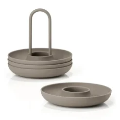 Zone Denmark Hueveras<4 Hueveras con soporte Singles, Taupe Marrón