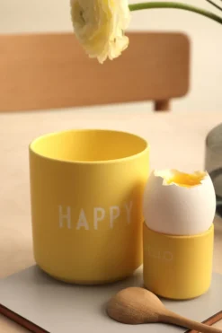Design Letters 2 Hueveras , Hello-yellow Amarillo New
