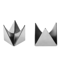 Alessi Hueveras<2 Hueveras Roost, aluminio Plateado