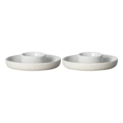 Blomus 2 Hueveras Sablo Ø10 cm, Cloud GrisBeige Hot