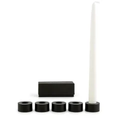 KLONG 5 Insertos para candelabro Constella, Negro Discount
