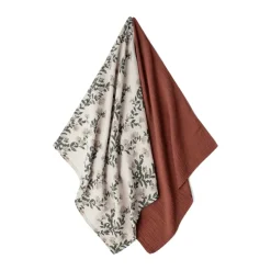 Garbo&Friends Mantas Infantiles|Mantas Infantiles<2 mantas pequeñas Honeysuckle Muslin, 60x60 cm Multi