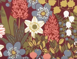 Almedahls 2 Manteles individuales Skogen 34x45 cm, Vino tinto Rojo Hot