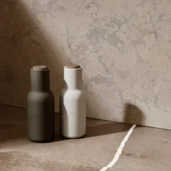 Audo Copenhagen Molinillos De Sal Y Pimienta<2 molinillos de especias Bottle, Hunting green-beige (nogal) BeigeVerde