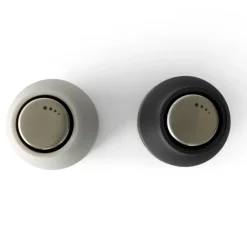 Audo Copenhagen Molinillos De Sal Y Pimienta<2 molinillos de especias Bottle, Ash-carbon (tapa de acero) GrisNegro