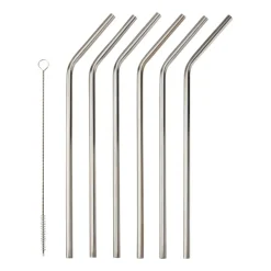Dorre 6 Pajitas Corrigan 23 cm, acero inoxidable Plateado Sale
