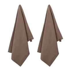 Humdakin Paños De Cocina|Paños De Cocina<2 Paños de cocina ecológico 45x70 cm, Waldorf Marrón