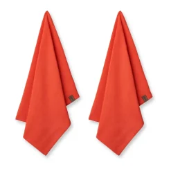 Humdakin Paños De Cocina|Paños De Cocina<2 Paños de cocina ecológico 45x70 cm, Red grape Rojo