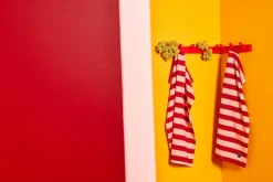 Byon 2 Paños de cocina Leya stripe 50x70 cm, Rojo-rosa RojoRosa Best