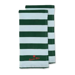 Byon 2 Paños de cocina Love 50x70 cm, Verde-azul claro VerdeAzul Discount