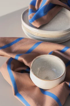 Mette Ditmer Paños De Cocina|Paños De Cocina<2 Paños de cocina Stripes 50x70 cm, Blush AzulMarrón