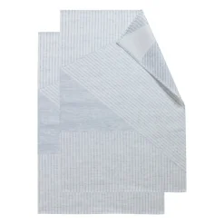 NJRD Paños De Cocina|Paños De Cocina<2 Paños de cocina Stripes 47x70 cm, azul-blanco AzulBlanco