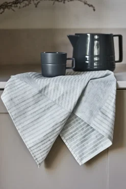 NJRD Paños De Cocina|Paños De Cocina<2 Paños de cocina Stripes 47x70 cm, azul-blanco AzulBlanco