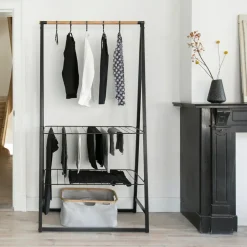 Brabantia 4 Perchas Linn, Negro