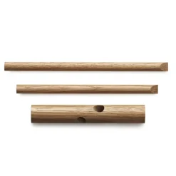Normann Copenhagen 2 percheros Sticks, set de 2, natural Marrón Clearance