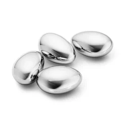 Georg Jensen 4 Piedras para enfriar whisky Sky, acero inoxidable Plateado Online