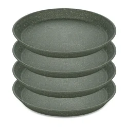 Koziol Platos De Plástico<4 Platillos Connect Ø20,5 cm, Nature ash grey Gris
