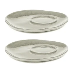 Serax 2 Platillos para taza de café La Mère Ø14,5 cm, Off white Blanco Discount