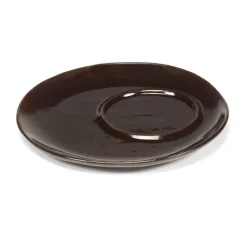 Serax 2 Platillos para taza de café La Mère Ø14,5 cm, Dark brown Marrón Hot