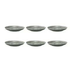Seltmann Weiden 6 Platos de café Terra Ø12 cm, Pearl Grey Gris Best