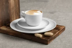 Seltmann Weiden Platos Para Tazas<6 Platos de café Terra Ø12 cm, Blanco