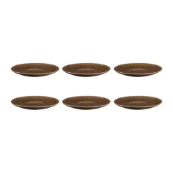 Seltmann Weiden 6 Platos de café Terra Ø16,1 cm, Earth Brown Marrón Discount