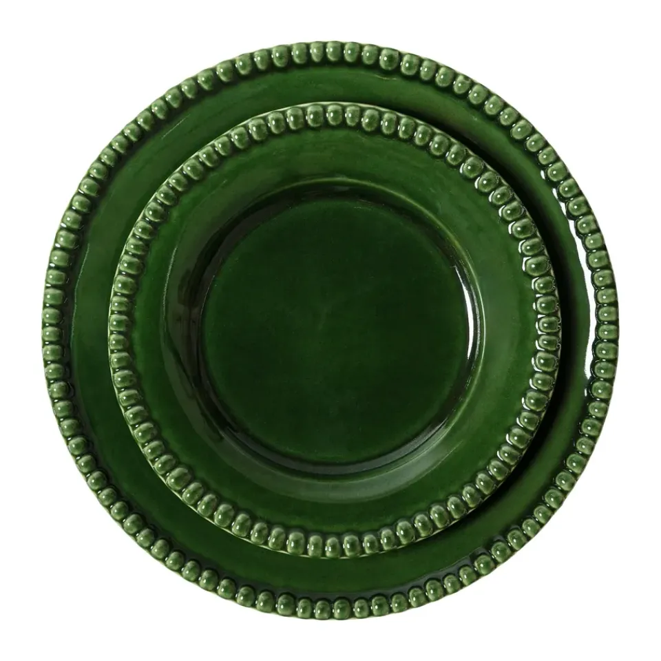 PotteryJo 2 Platos de mesa Daria Ø28 cm, Moss Verde Clearance