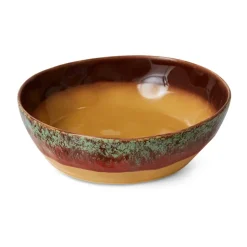 HKliving 2 Platos de pasta 70's Ø19,5 cm, Cove Multi