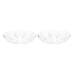 Holmegaard 2 Platos de postre Lily Ø16 cm, Transparente