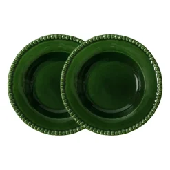 PotteryJo Platos Hondos<2 Platos hondos Daria Ø26 cm, Moss Verde