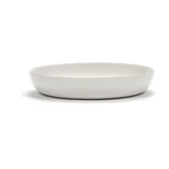 Serax 2 Platos hondos Ottolenghi Feast Ø22 cm, White stripes-red Blanco Online