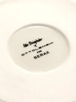 Serax 2 Platos hondos Ottolenghi Feast Ø22 cm, White stripes-red Blanco Online