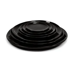 Serax 2 Platos La Mère M Ø20 cm, Dark brown Marrón Hot